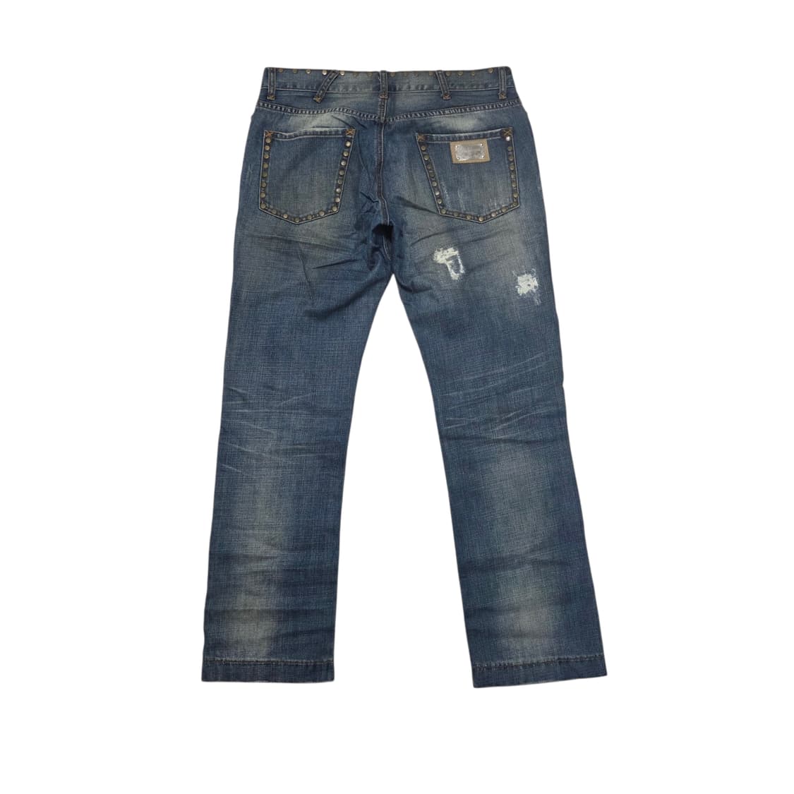 Dolce & Gabbana 돌체앤가바나 웨스턴 스터드 빈티지 데님 청바 상품이미지4