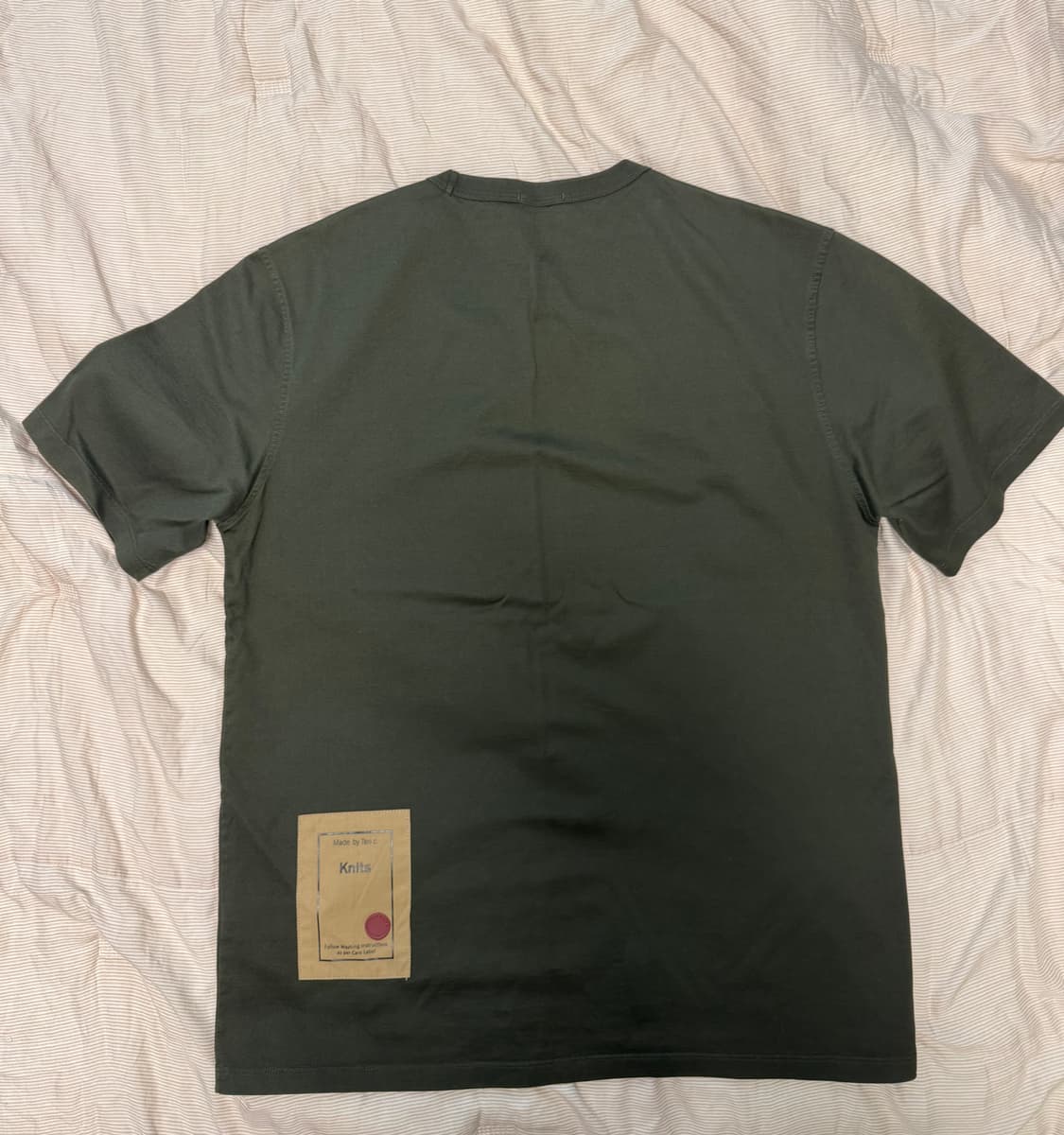 Ten C 올리브그린 티셔츠 100size 상품이미지1