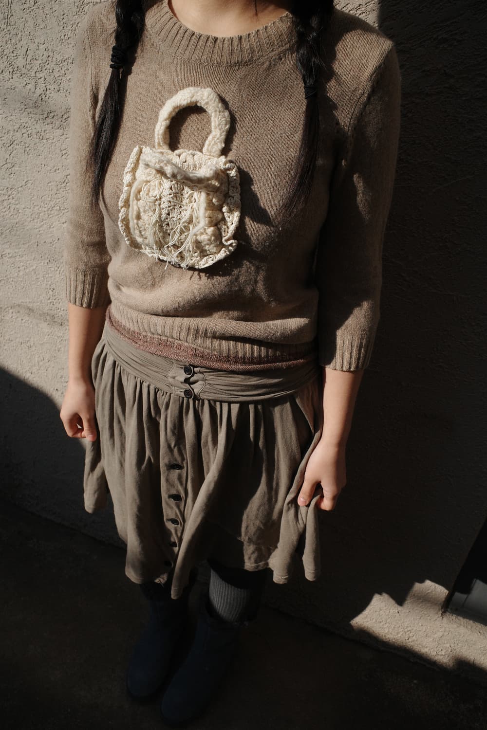 Shirring button skirt 상품이미지4