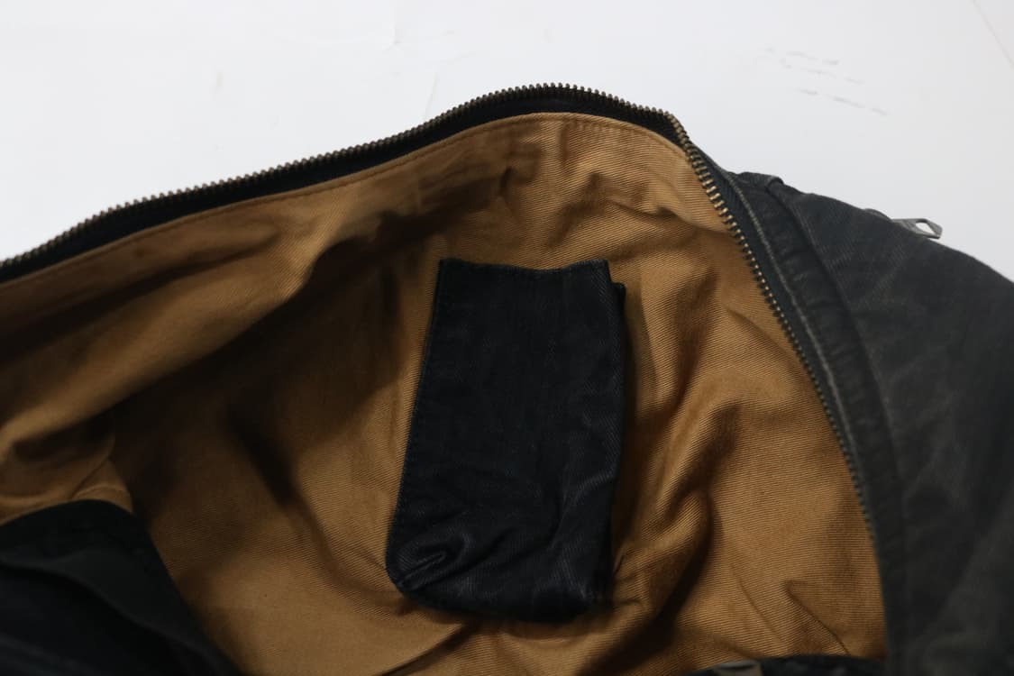 디젤 빈티지 워싱 블랙 데님 하프문 숄더 크로스백 상품이미지10
