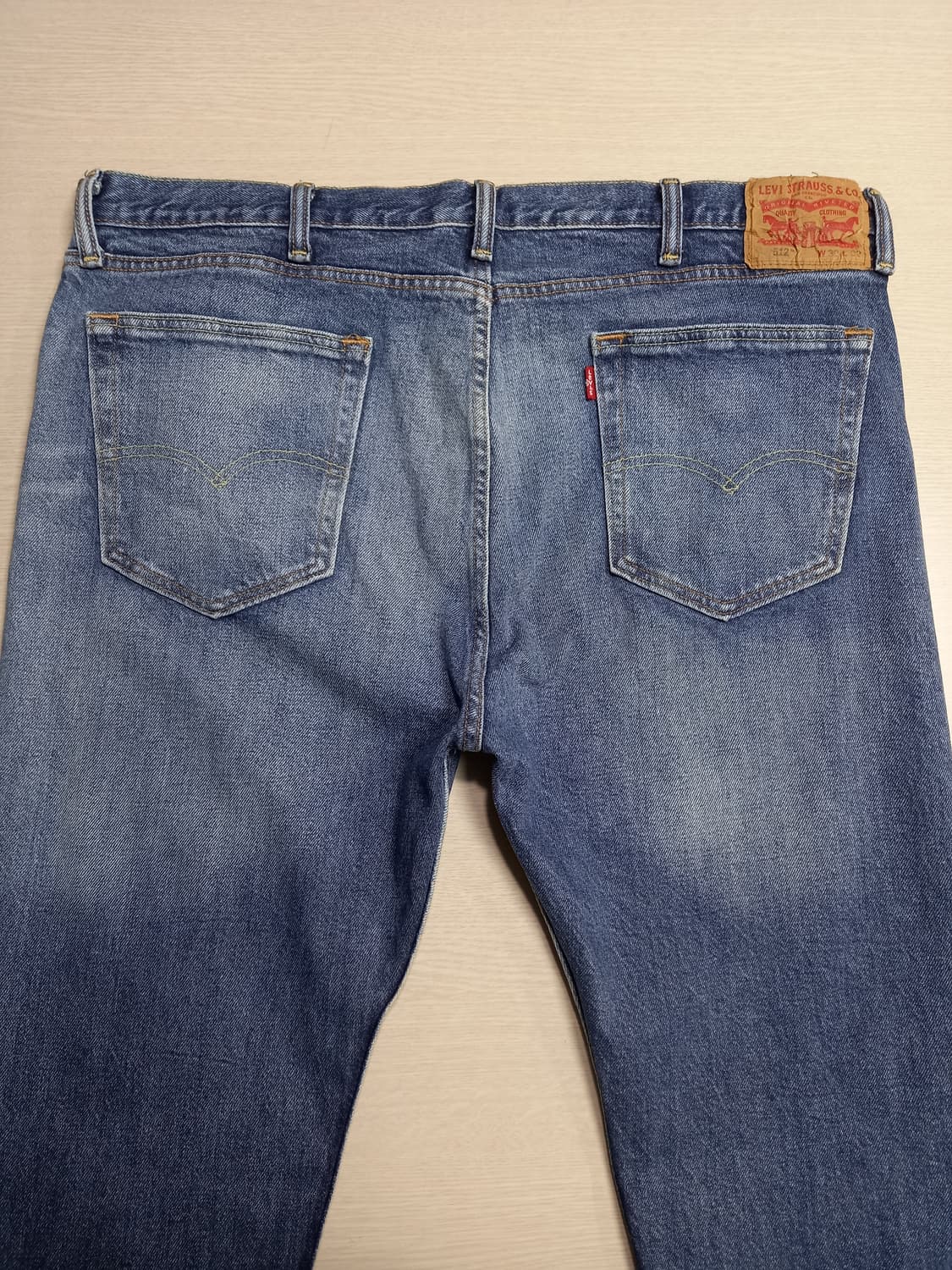 39 리바이스512 멕시코 데미지워싱 스판 슬림일자진 39-11 상품이미지4