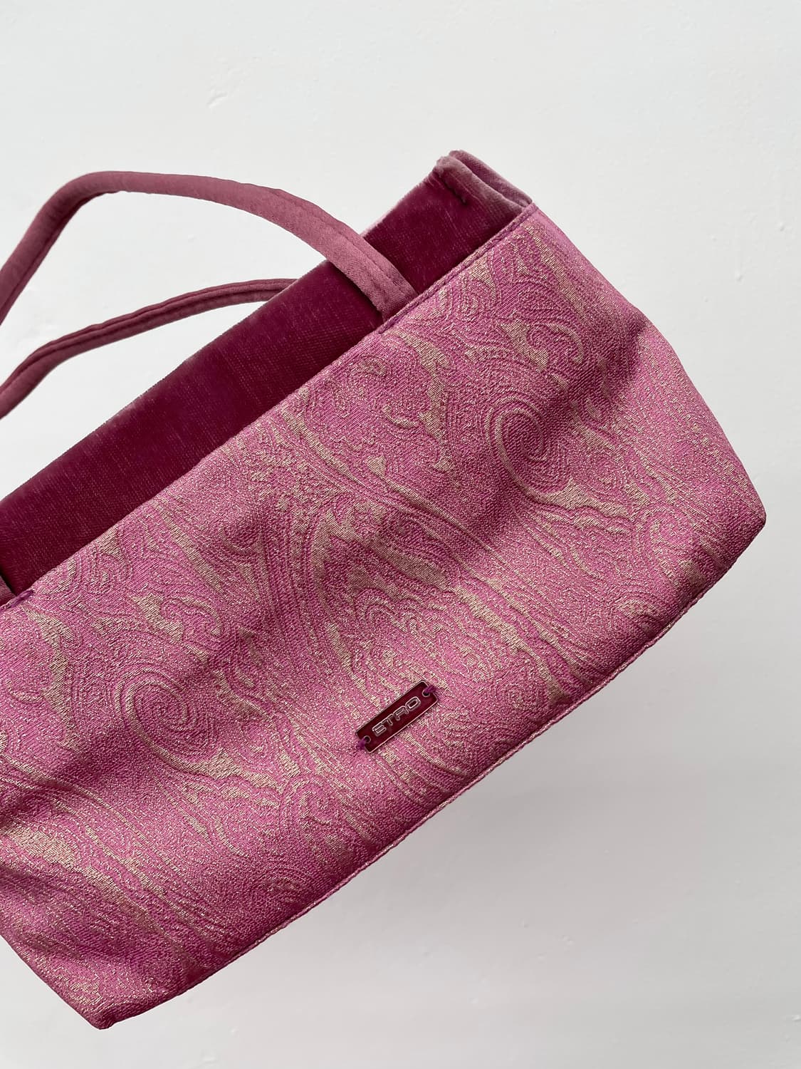 에트로 핑크 자카드 페이즐리 토트백 상품이미지5