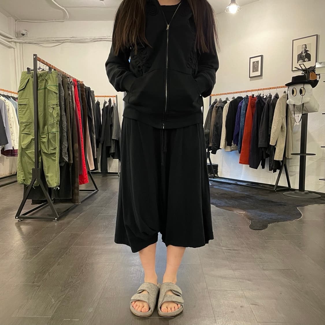 요지야마모토 레이온 하카마 팬츠 상품이미지4