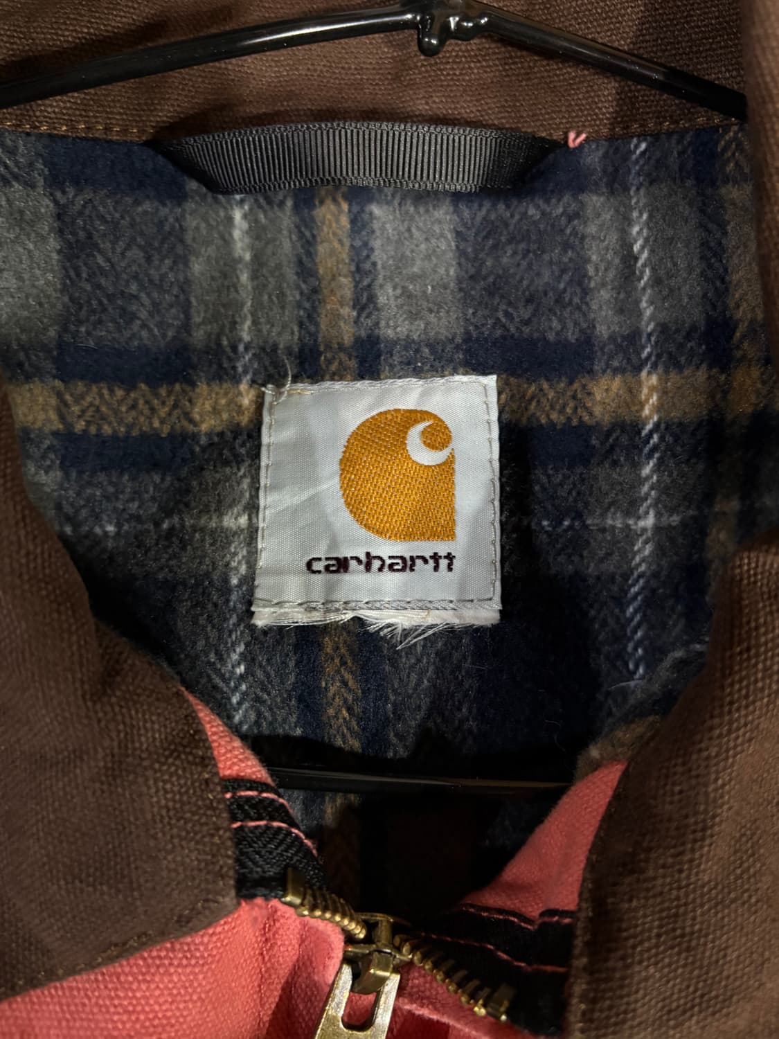 Carhartt 칼하트 디트로이트 j97 살론 핑크 워크자켓 상품이미지4