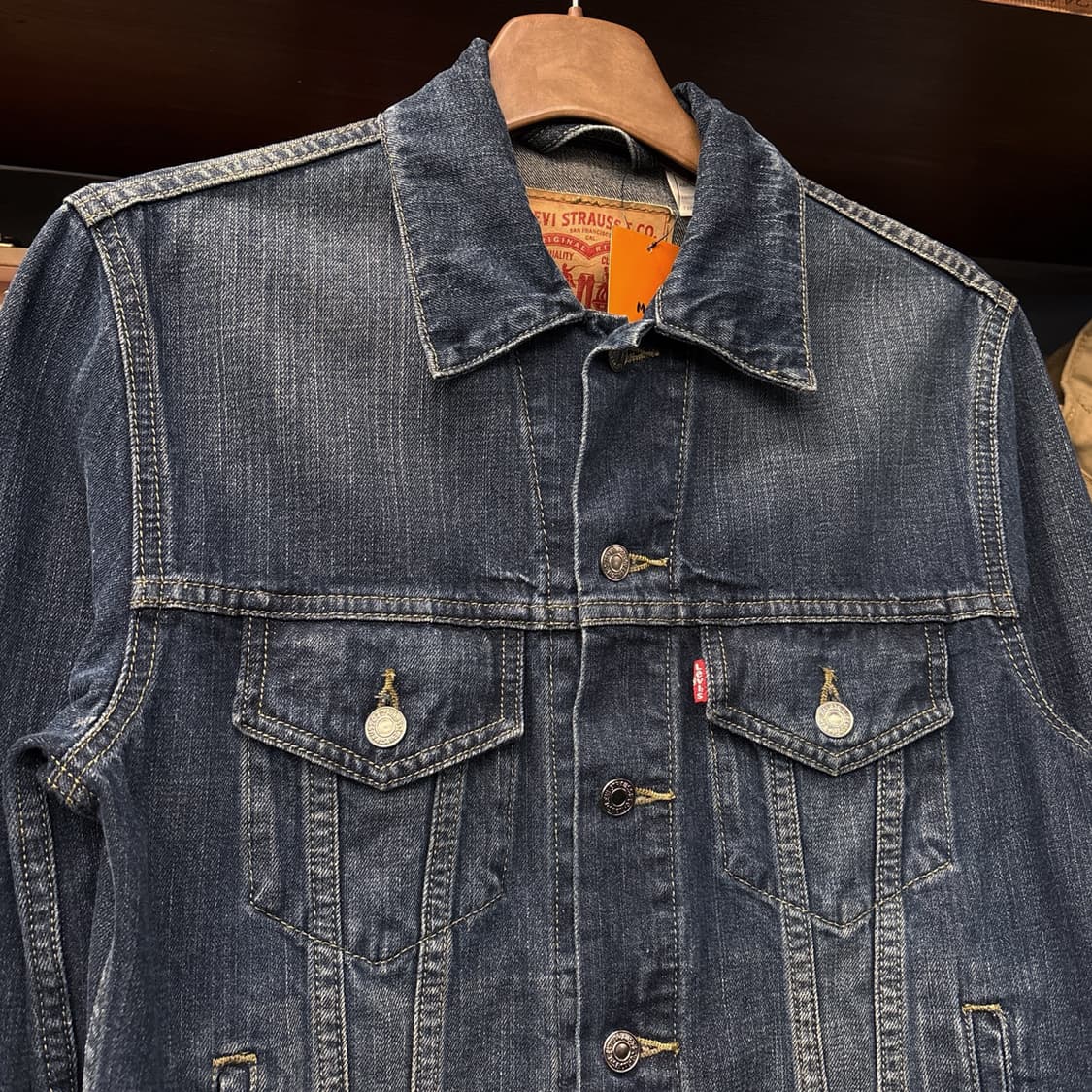 리바이스 중청 워싱 TYPE 3 트러커 데님자켓 N1056 상품이미지3