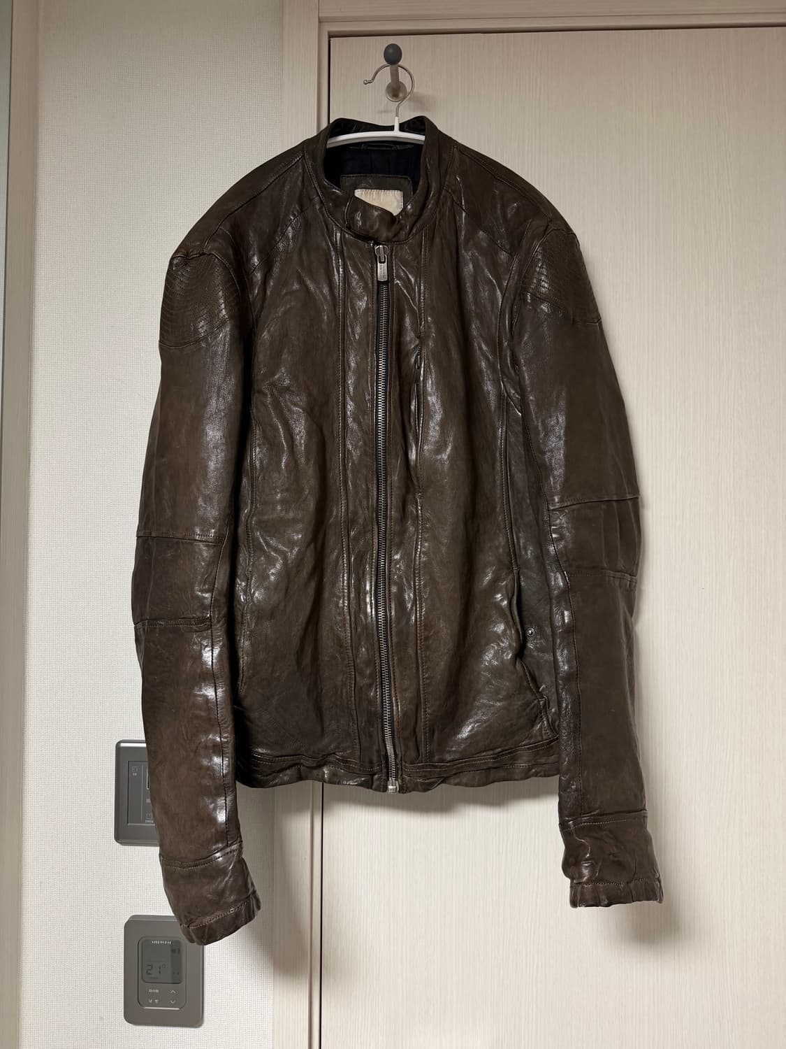 램스킨 양가죽 레더 자켓 상품이미지1