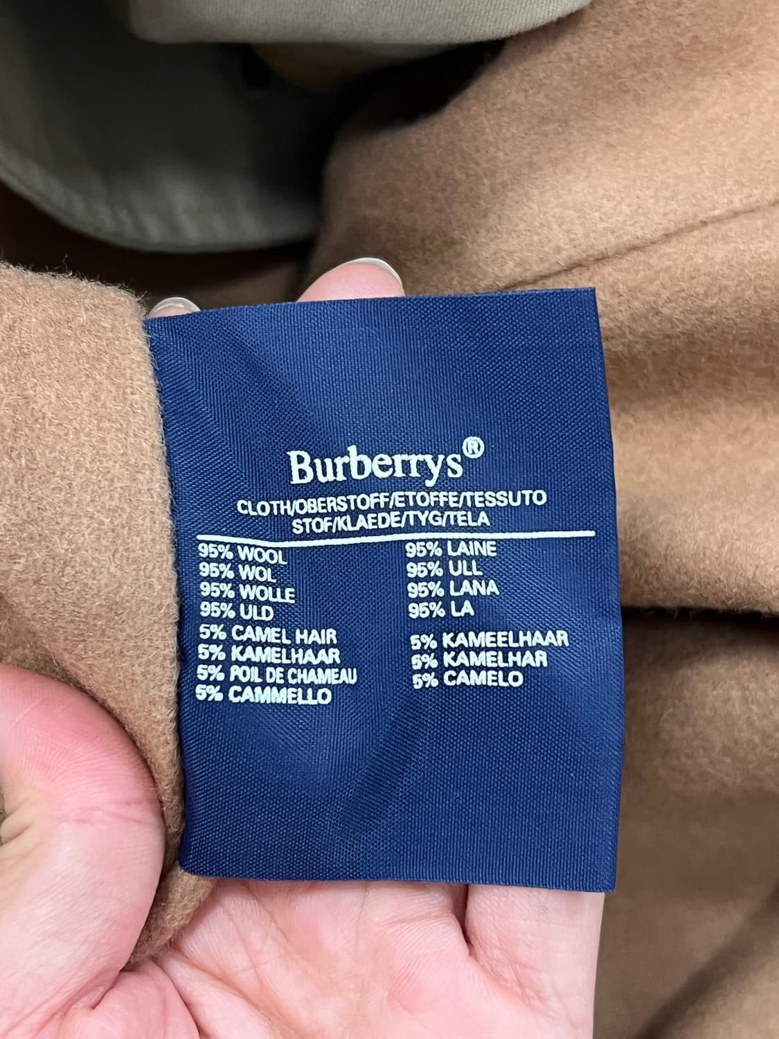 버버리 90s 우먼스 코튼 트렌치 롱 코트 (카라 라이너,라이너 포함) 상품이미지5