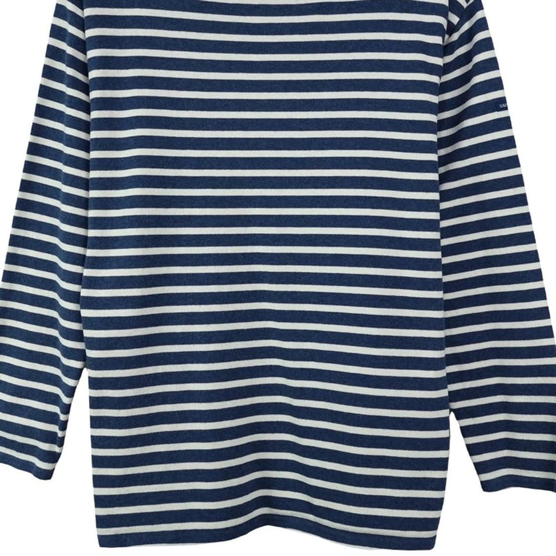 세인트제임스 스트라이프 보트넥 루즈핏 롱슬리브 긴팔티 M18927 상품이미지5