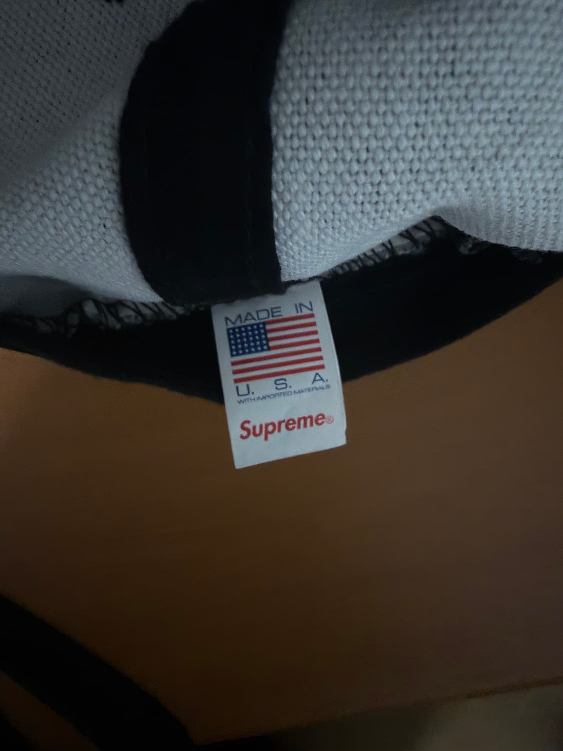 슈프림 피그먼트 S 로고 6-패널 블랙 24FW 상품이미지4