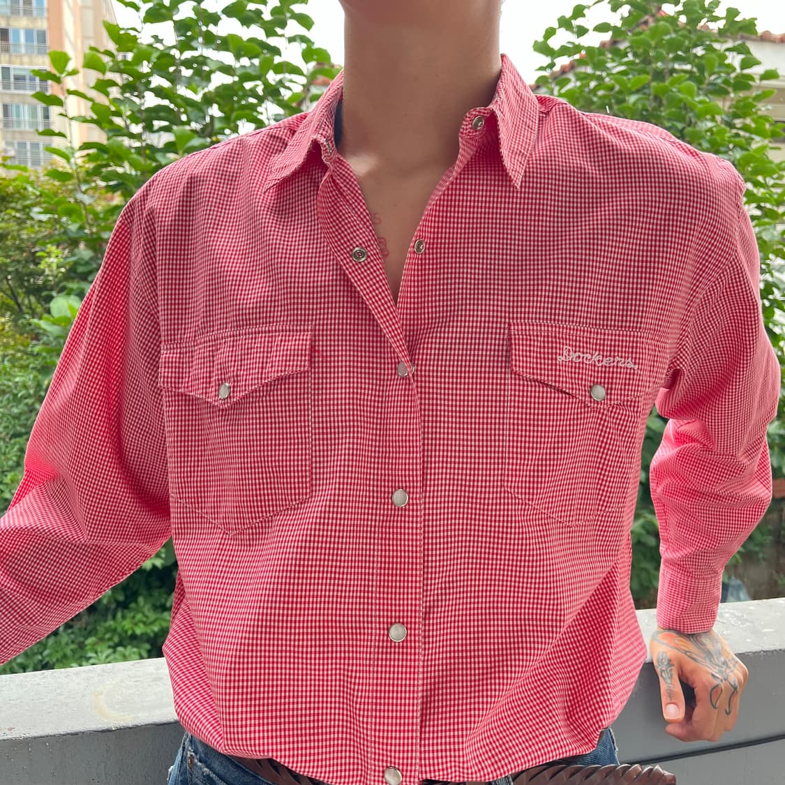 80s DOCKERS LEVIS 도커즈 리바이스 웨스턴 셔츠  상품이미지5