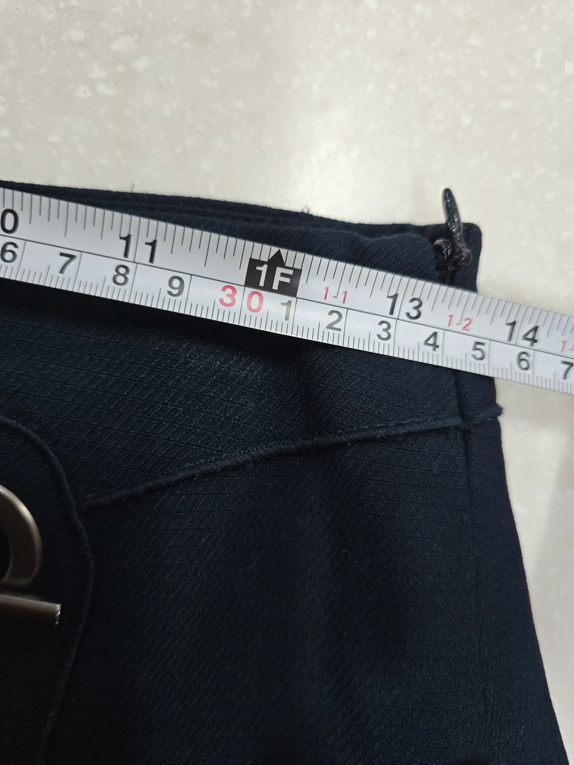 케네스레이디 다크 네이비 플레어 미니 스커트 치마바지 상품이미지5