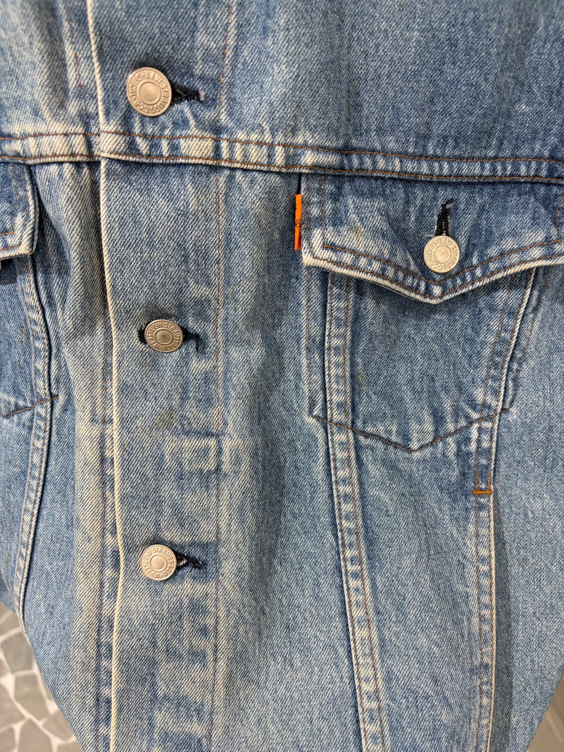 80‘s Levi’s Denim Trucker (Japan made) 상품이미지6