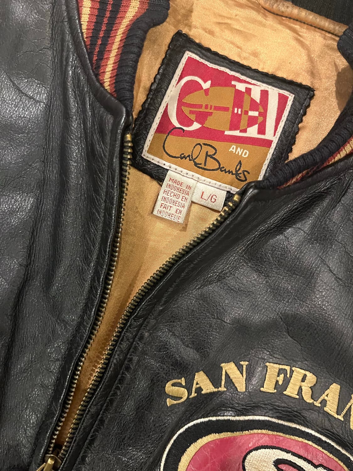 빈티지 G-lll 샌프란시스코 49ERS 레더자켓 상품이미지6