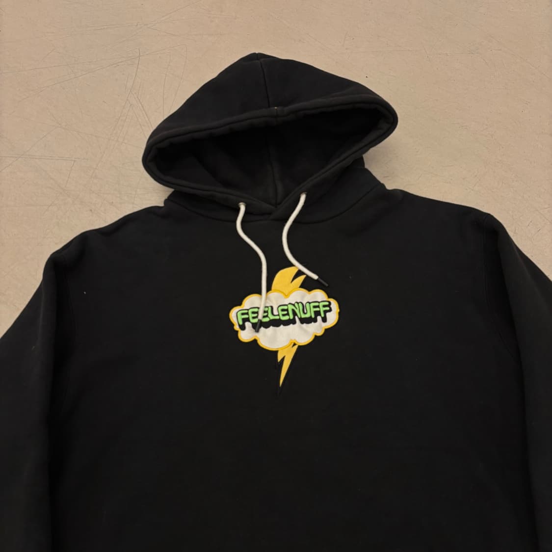 필이너프 센터로고 스웻 후드티 상품이미지2