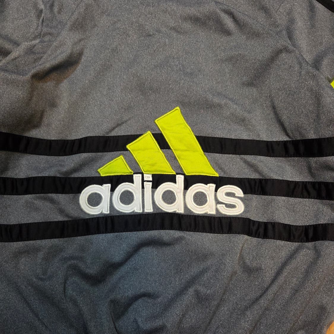 아디다스 올드스쿨 빅로고 트랙탑 져지 네온 (XL) 상품이미지3