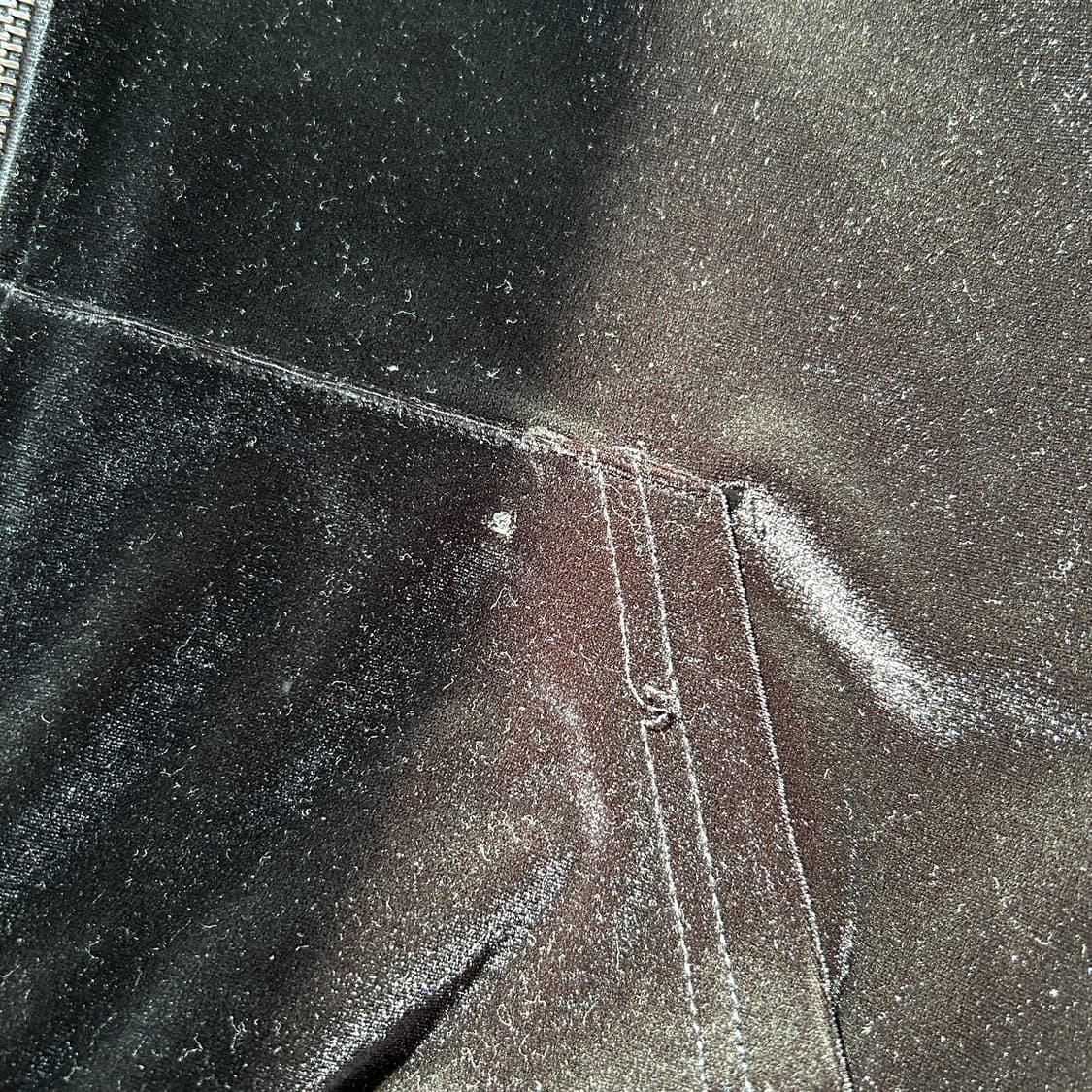 팬시클럽 벨벳 비즈 크롭 후드집업 상품이미지8