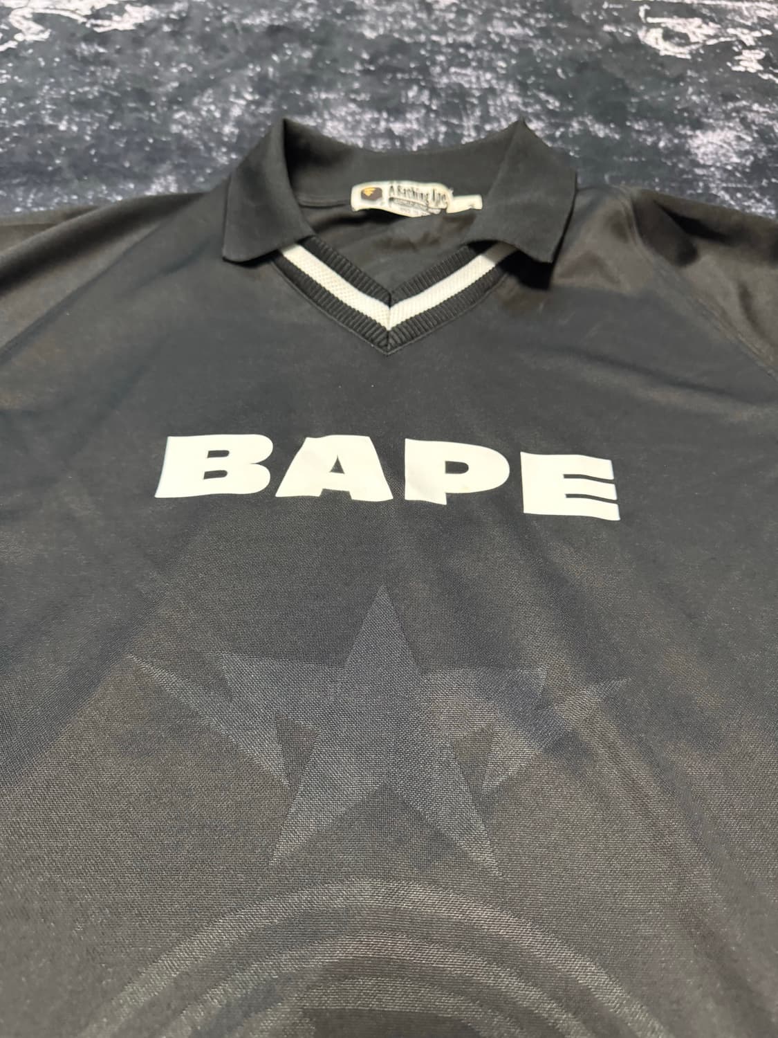BAPE Multi Logo Relaxed Fit Soccer Jerse 상품이미지2