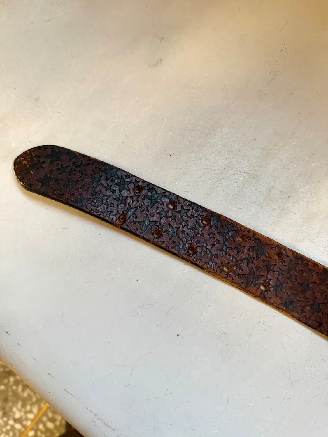 슈프림 스타 레더 벨트 상품이미지5