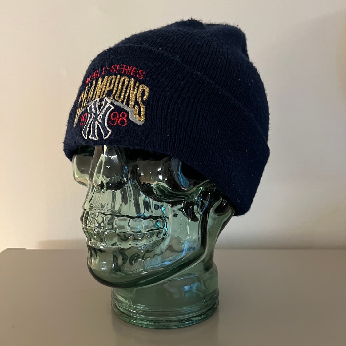 빈티지 90s Yankees World Series 비니 상품이미지6