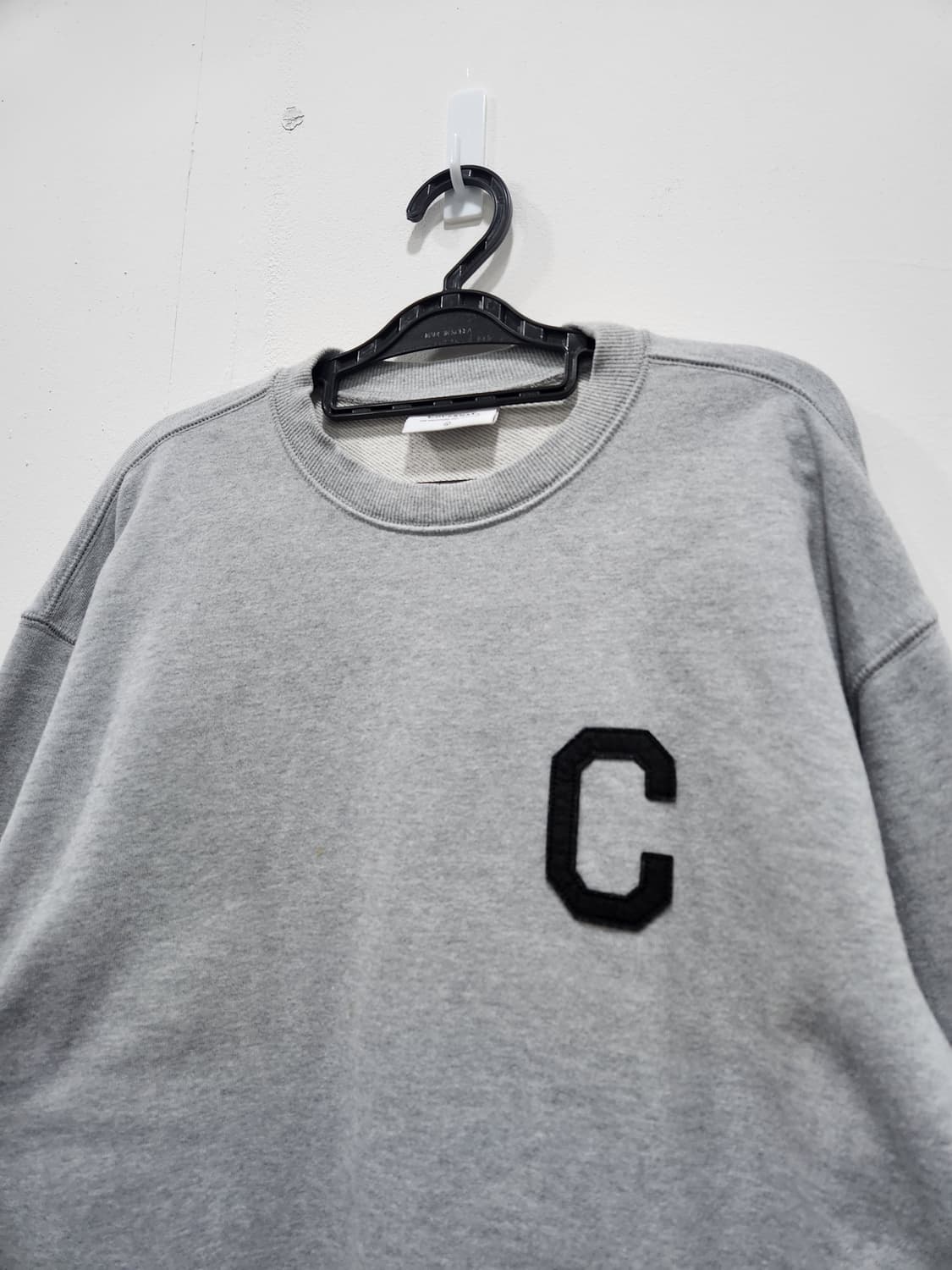 커버낫 맨투맨 그레이 남성 100사이즈 상품이미지2