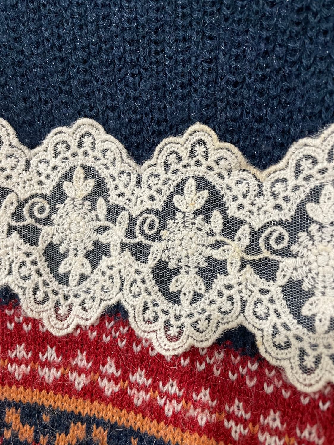 노르딕 오버핏 레이어드 니트 상품이미지8