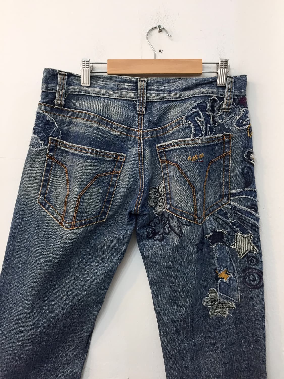 miss sixty 패치 데미지 부츠컷 데님 27 상품이미지1