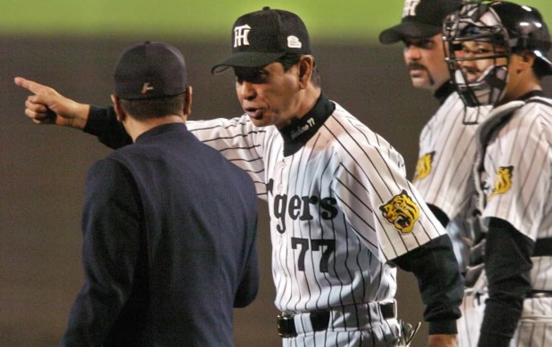 NPB 한신 타이거즈 호시노 센이치 야구 유니폼 L 상품이미지8