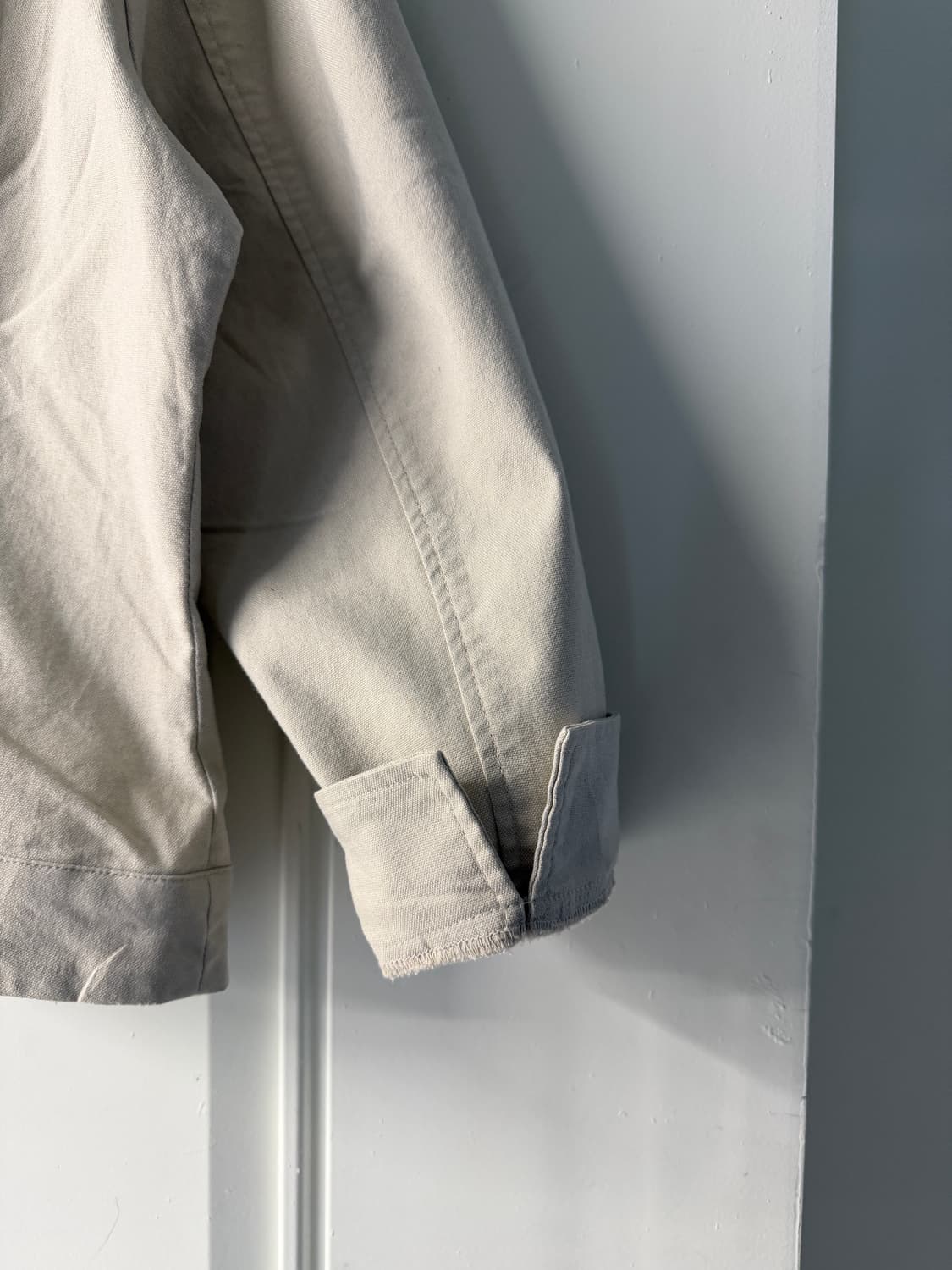 일본빈티지 샌드베이지 하이넥 자켓 상품이미지6