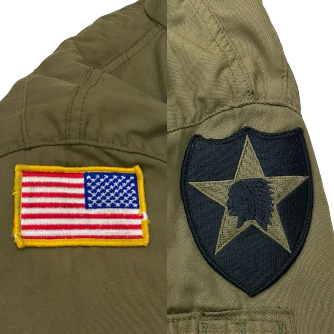 80s us army OG 미군 오리지날 탱커 자켓 (L~XL) 상품이미지4