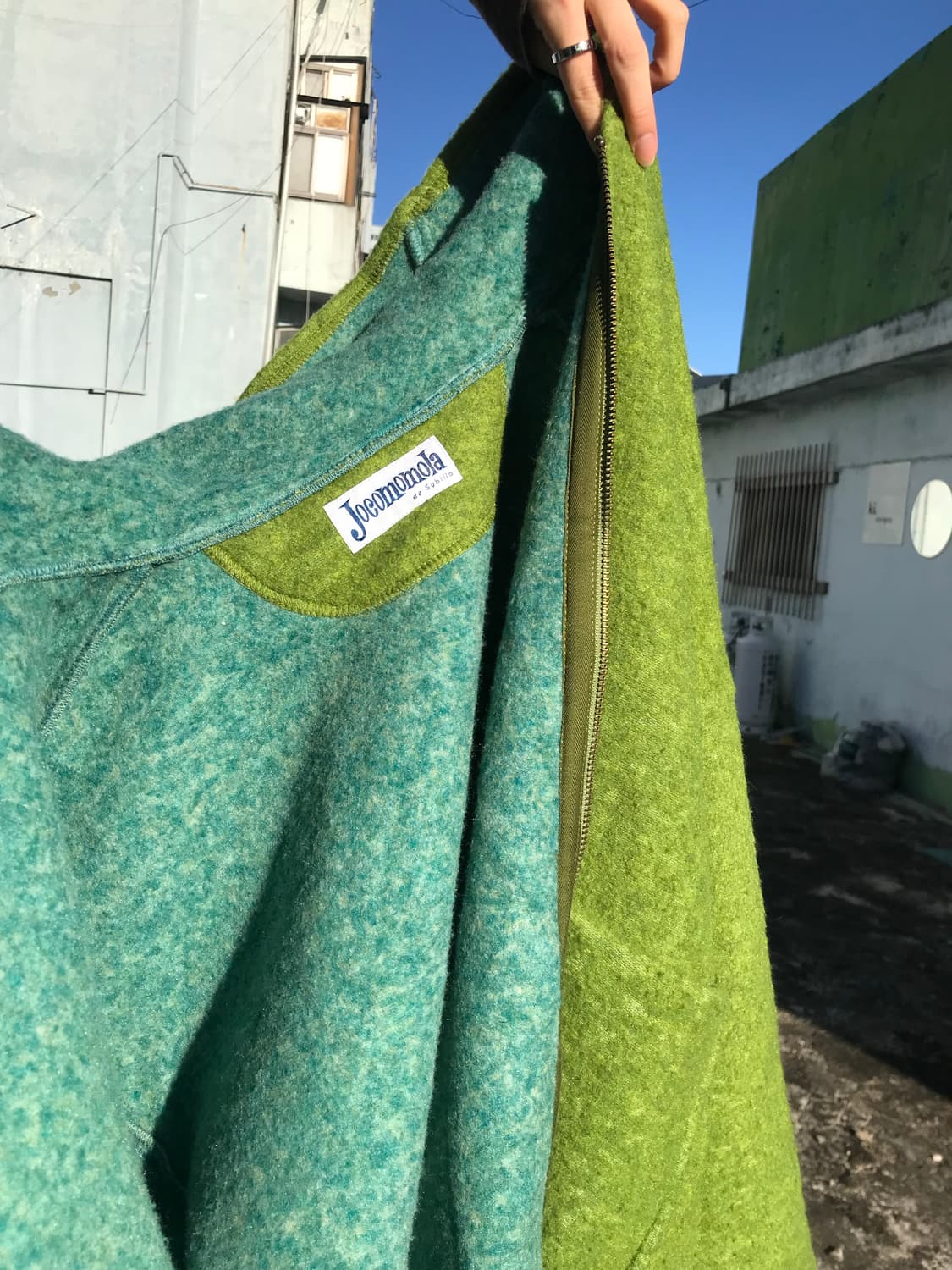 Jocomomola 그린그린 지퍼 코트 상품이미지2