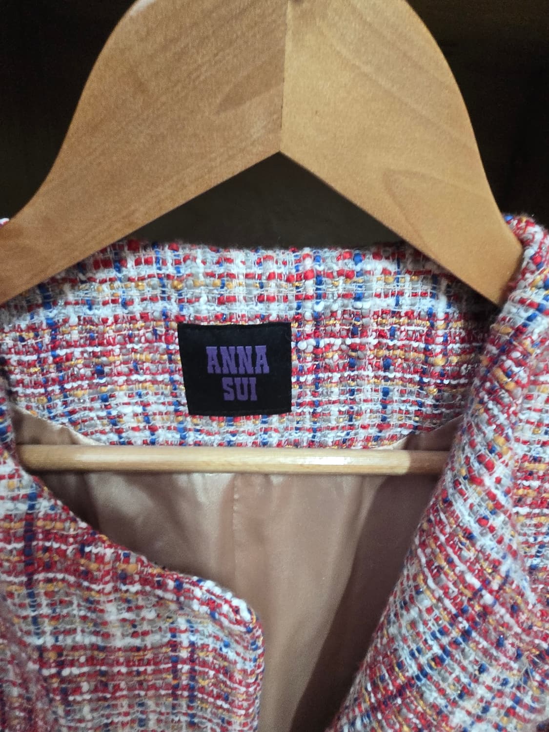 안나수이 트위드 코트 55 사이즈  상품이미지2