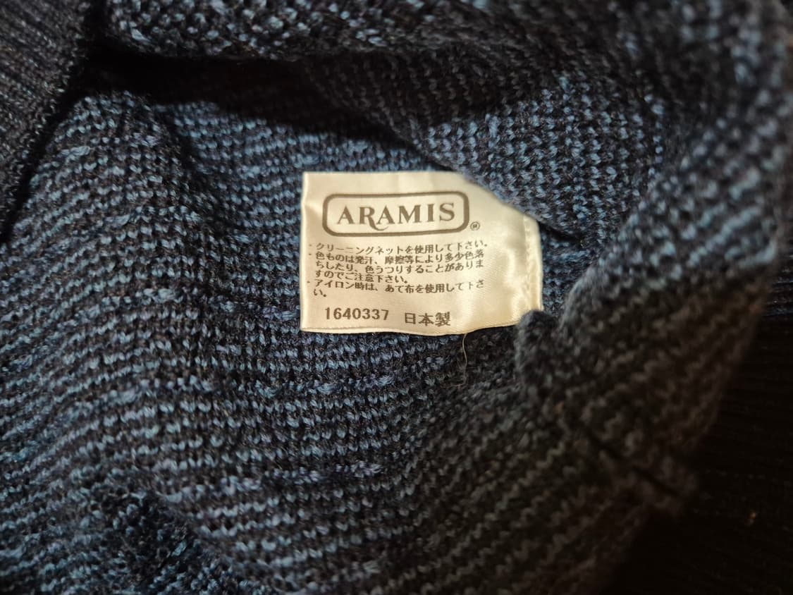 일본 Aramis 울 니트 상품이미지4