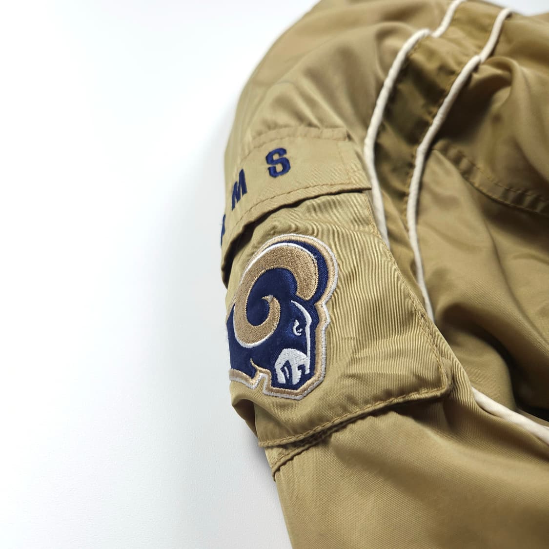 00s 스타터 NFL 세인트루이스 램스 슈퍼볼 바시티 자켓 (XL) 상품이미지6