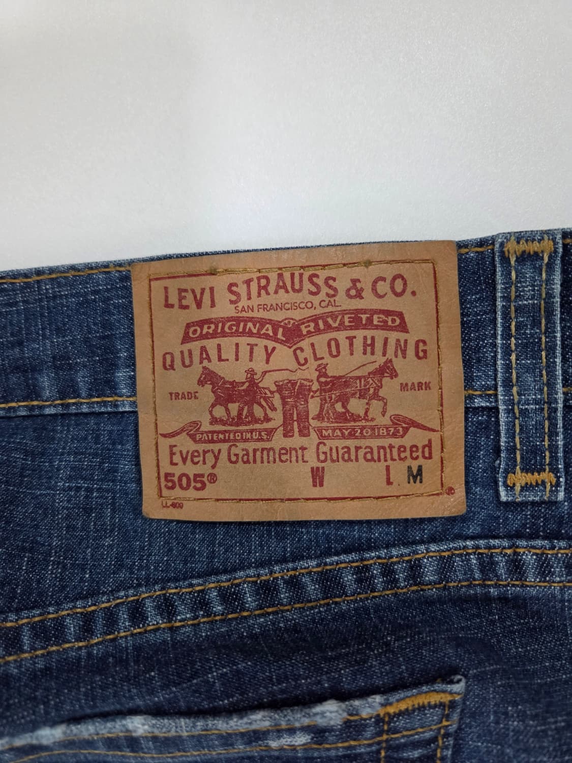 리바이스 505 빅사이즈 데님 상품이미지3