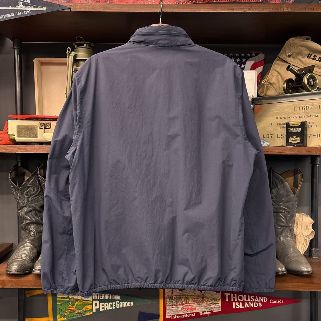 바버 엠블 유틸리티 시티포켓 워터프루프 자켓 잉키블루 N968 상품이미지2