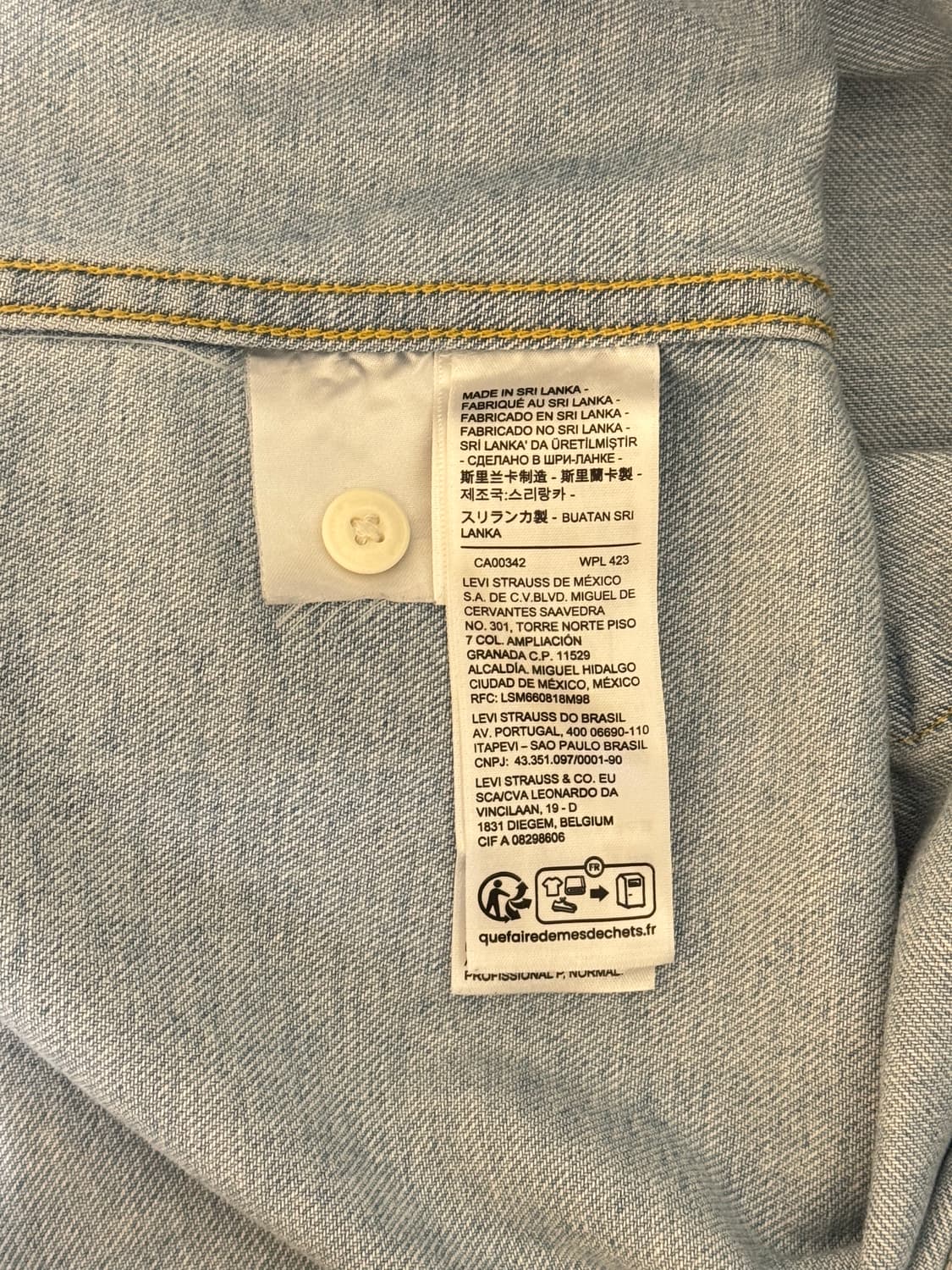 리바이스 실버탭 데님셔츠 상품이미지7