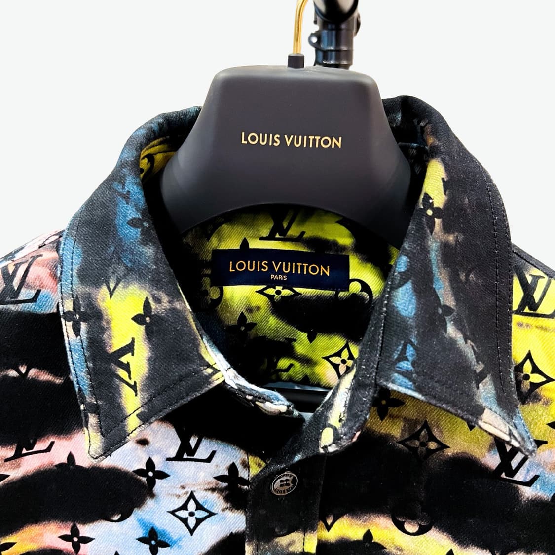 [M/매장판] 루이비통 모노그램 타이다이 데님 셔츠 자켓 상품이미지3