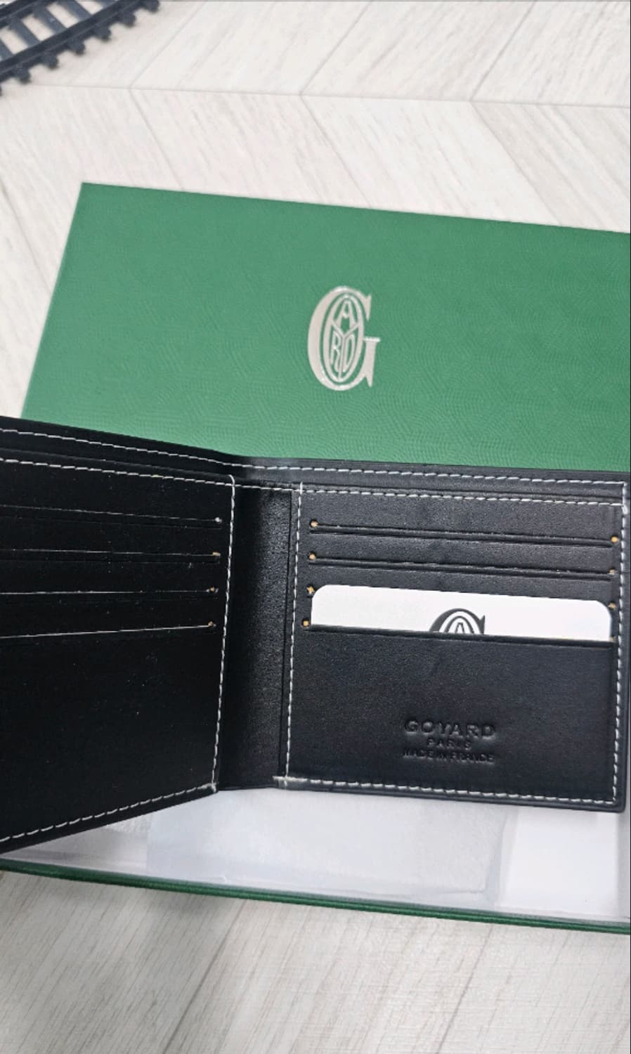 고야드 반지갑 블랙(새상품+풀박) 상품이미지2