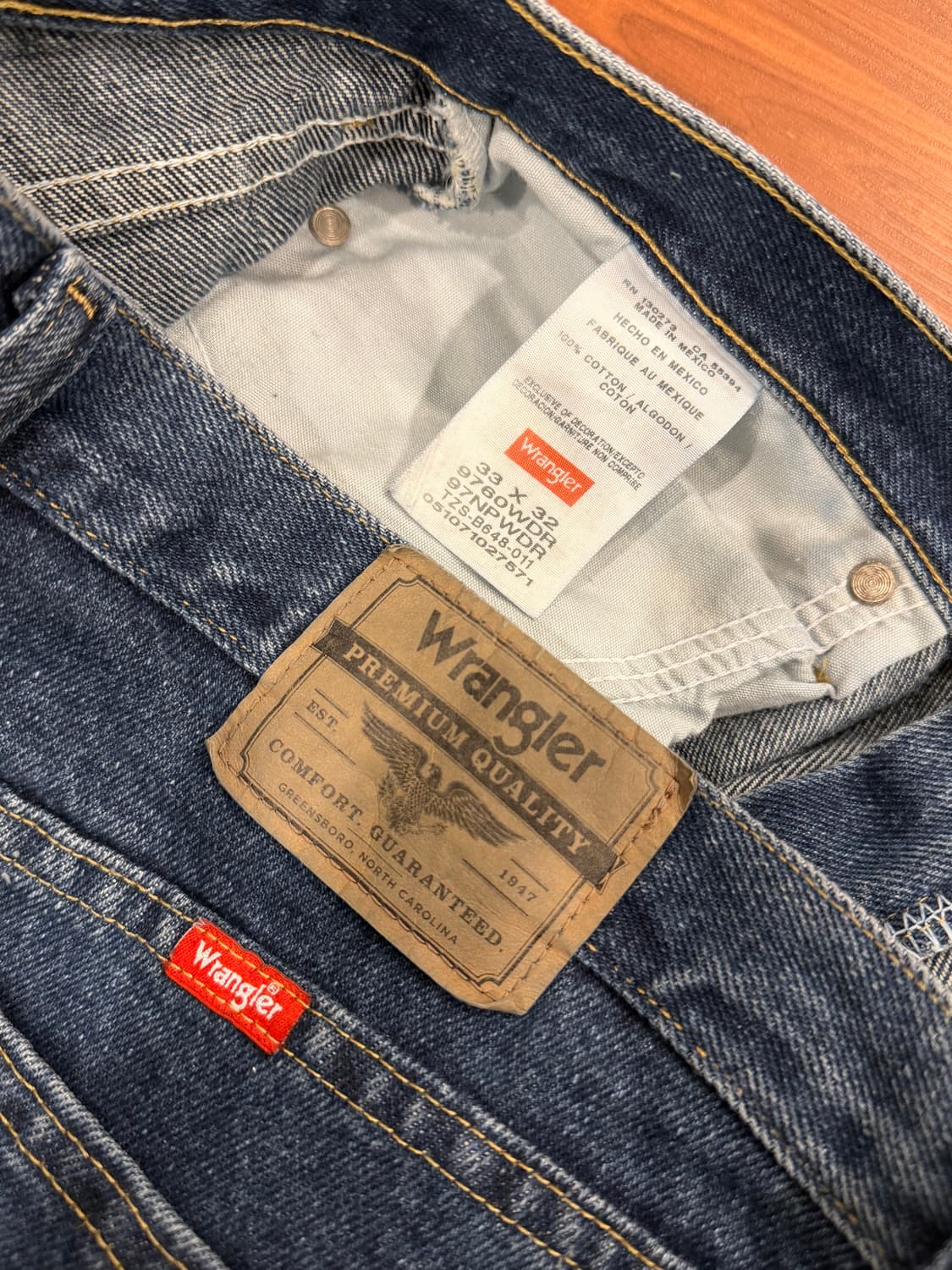 Wrangler 랭글러 데님 팬츠 (34inch) 상품이미지9