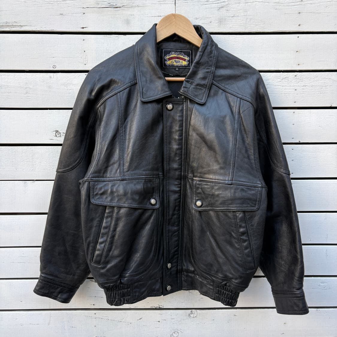 Vintage 빈티지 레더 가죽 자켓 상품이미지1
