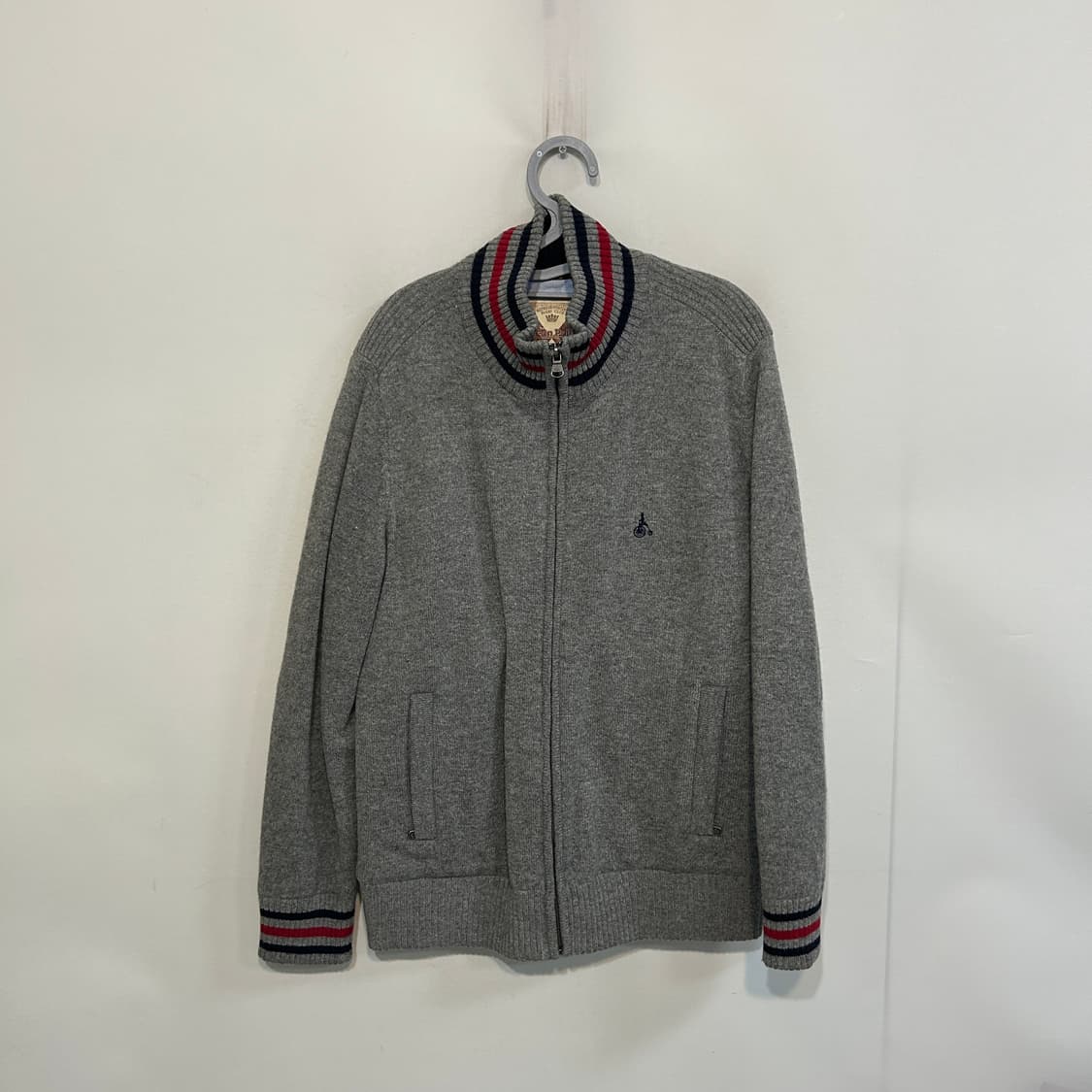 빈폴 남성 니트 집업 자켓 100 상품이미지1