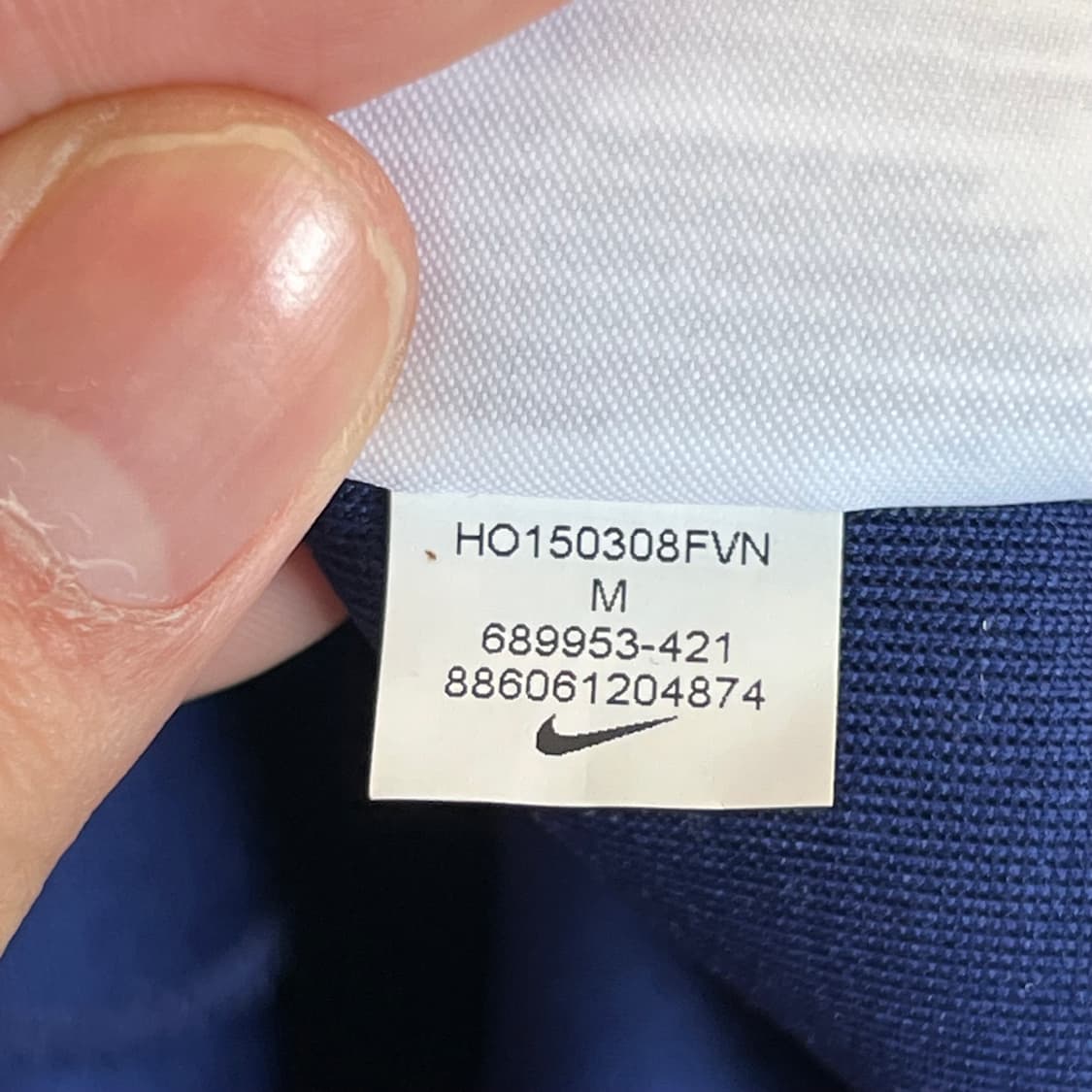 나이키 바르셀로나 FCB 져지 집업 자켓 (M) 상품이미지5