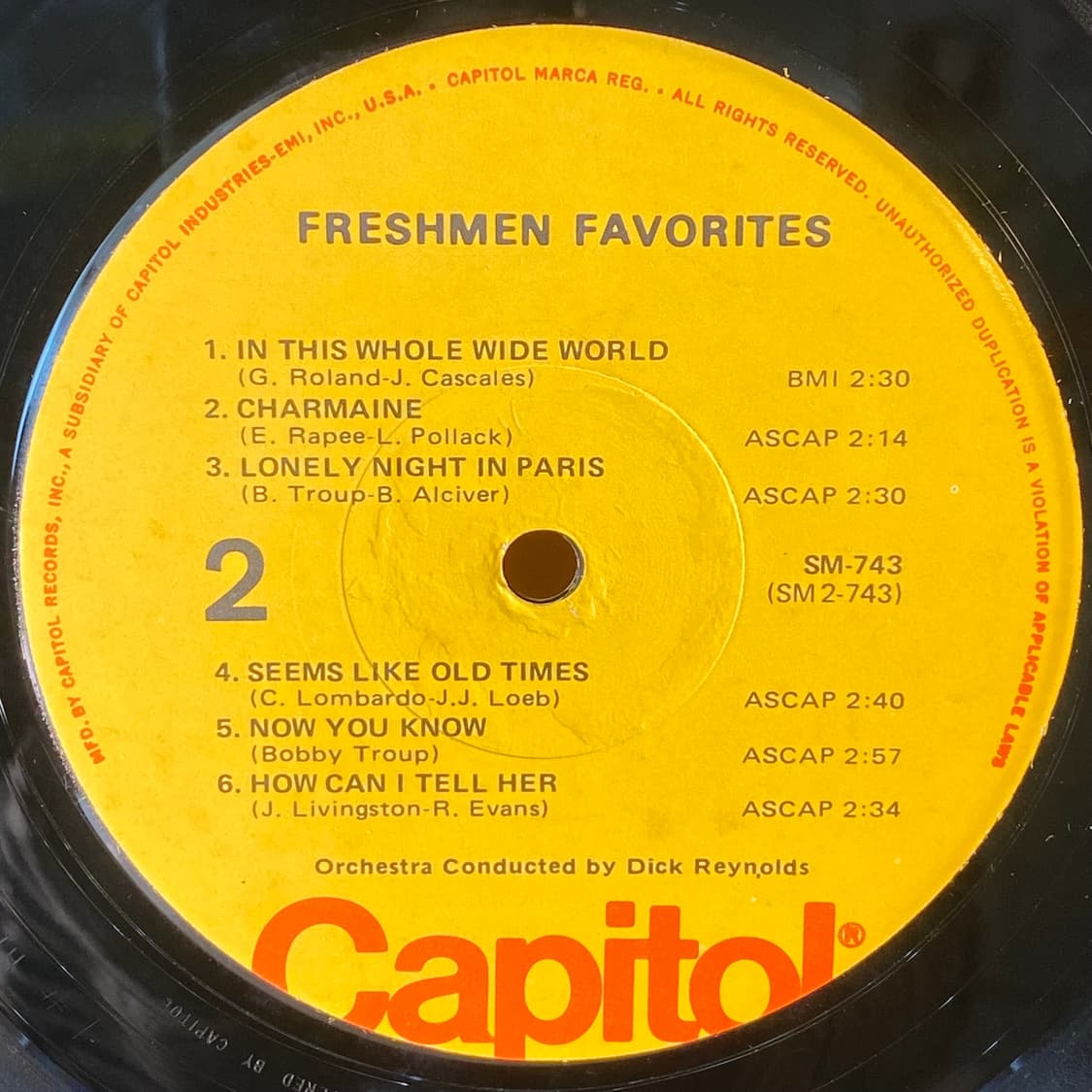 (수입중고LP-재즈보컬) The Four Freshmen -Freshme 상품이미지5