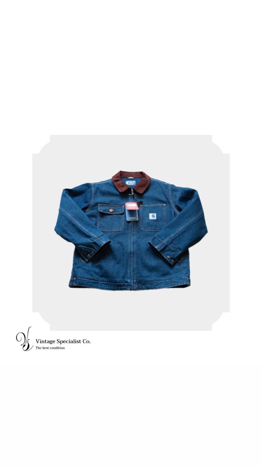 칼하트 지켓(Carhartt カバーオール ダークブルー/バーガンディ) 상품이미지1