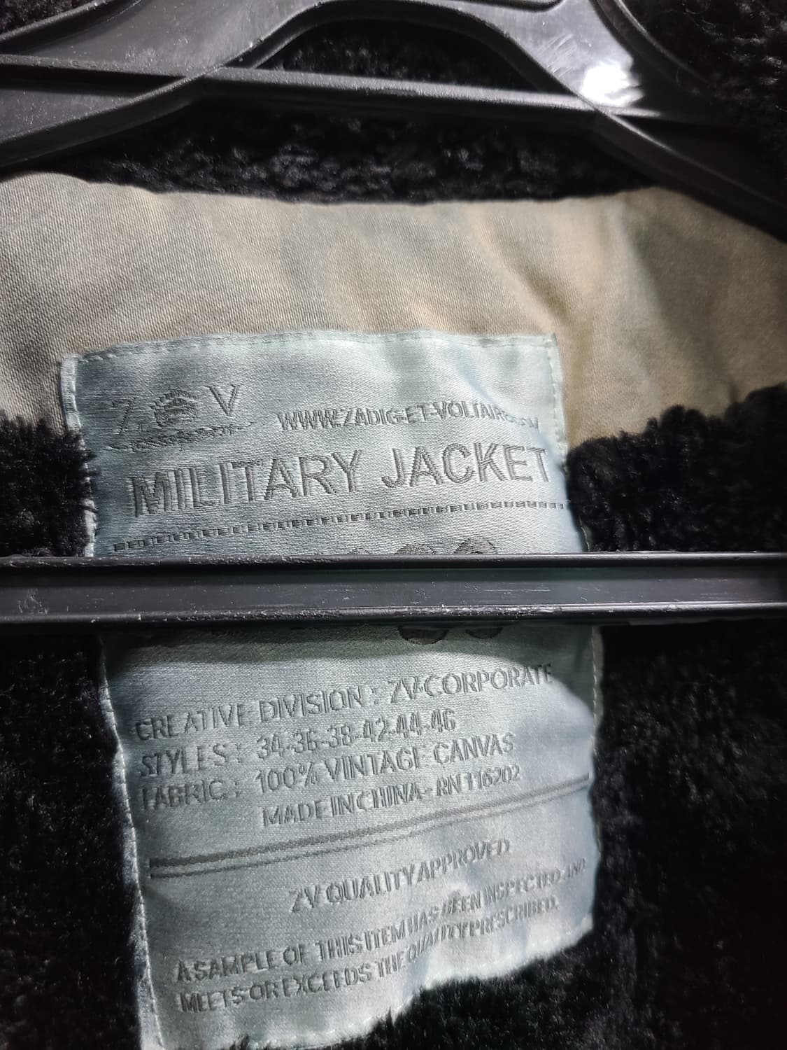 쟈딕앤볼테르 밀리터리 자켓 퍼 야상 상품이미지2