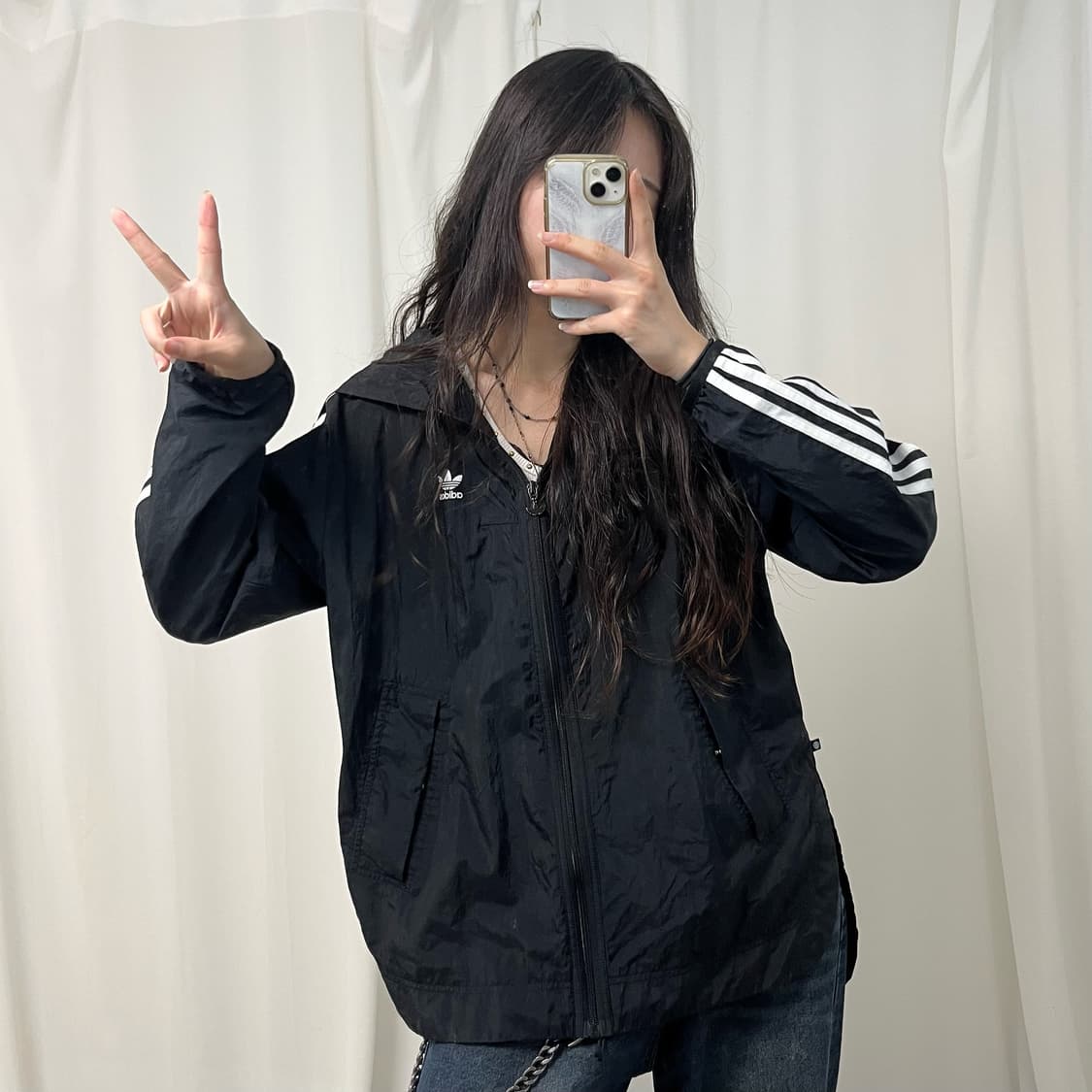 Adidas black Firebird windbreaker  상품이미지1