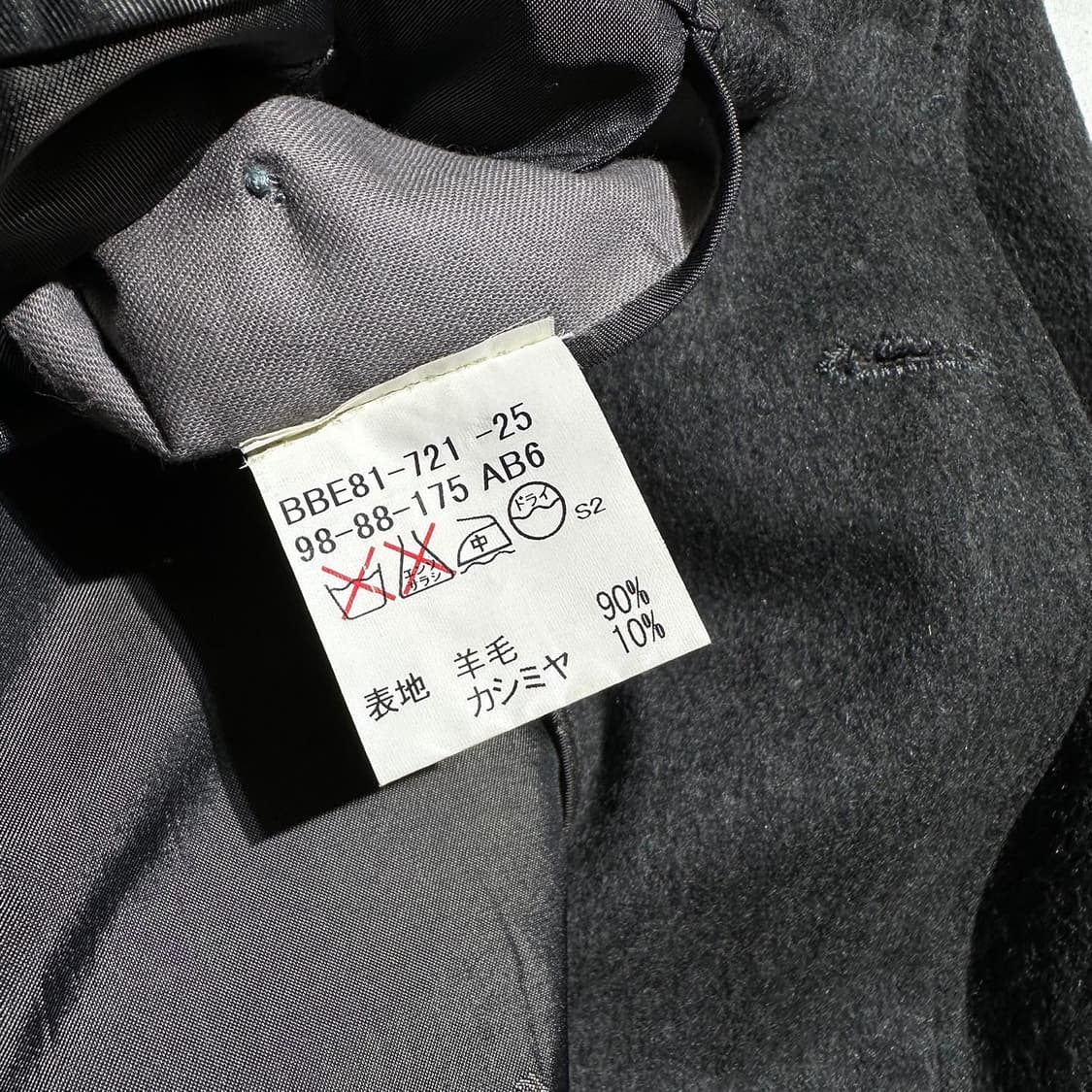 버버리 캐시미어 블렌드 발마칸 코트 상품이미지7