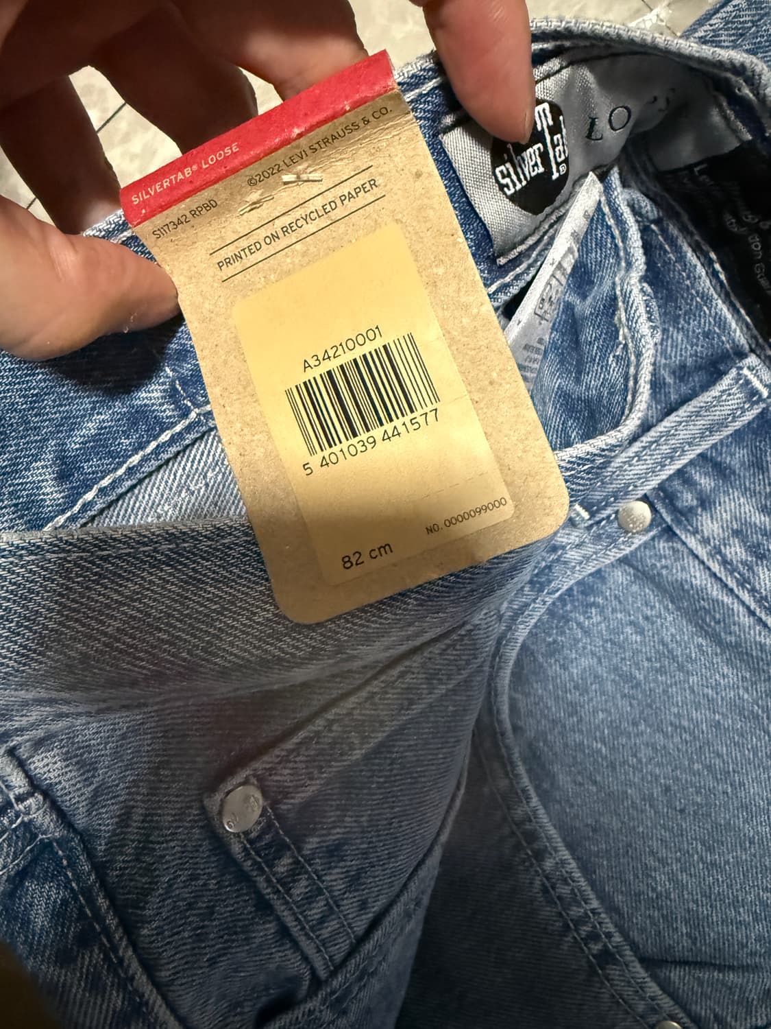 32사이즈 리바이스 실버탭 A3421-0001 상품이미지3