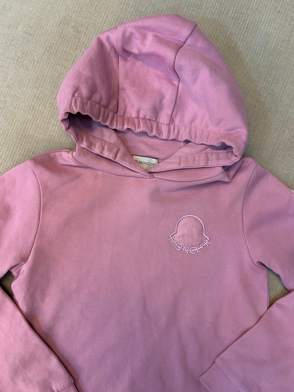 몽클레어 키즈 핑크 후드티 12A 상품이미지2