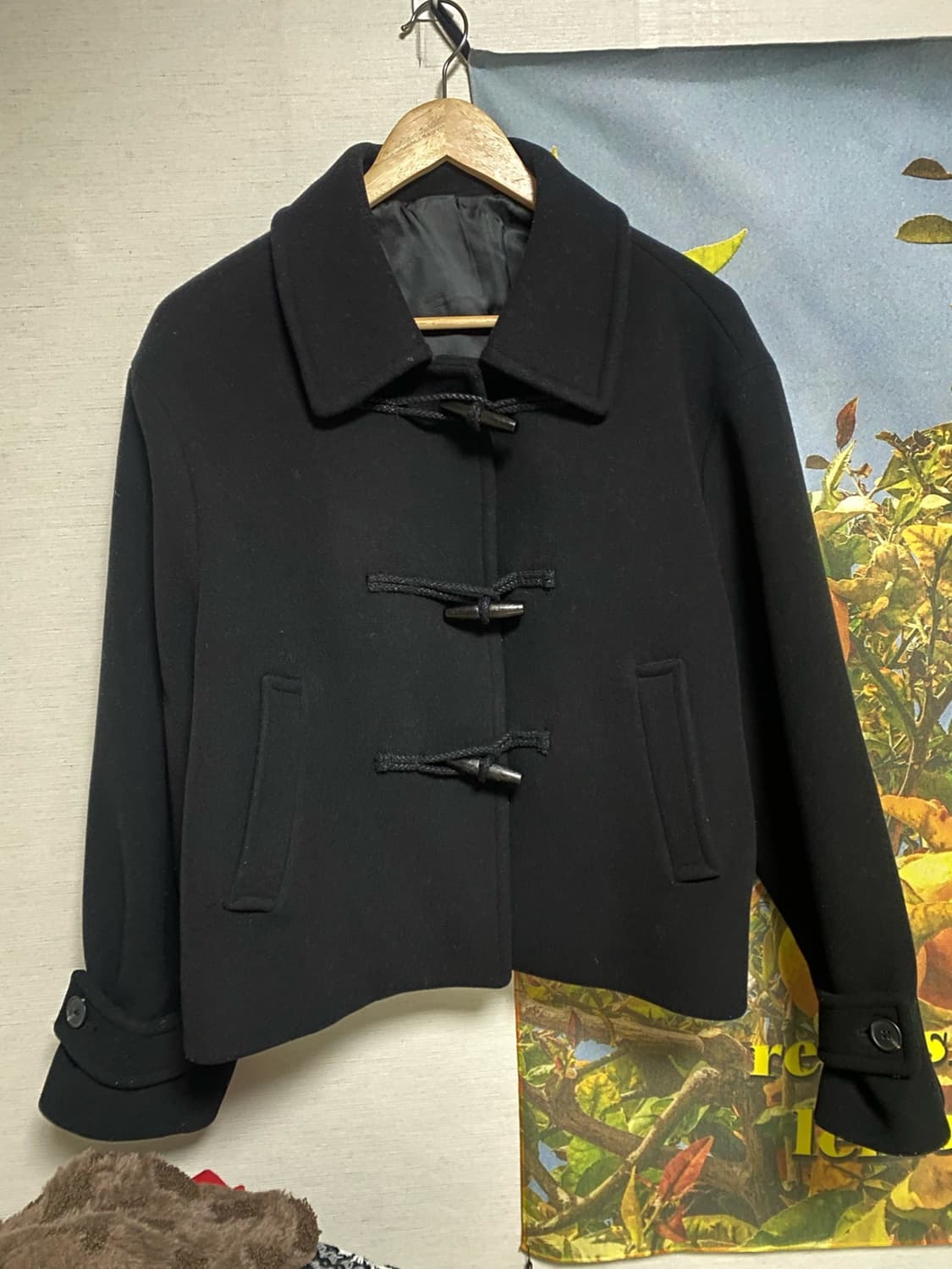 무신사스탠다드 우먼즈 울블렌드 더플 쇼트 코트L 떡볶이코트 상품이미지5